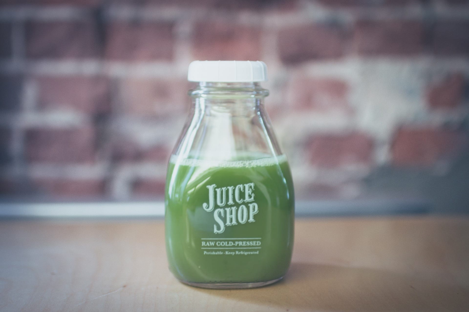 A bottle of uncomfortably green juice.